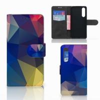 Huawei P30 | Book Case | Polygon Dark