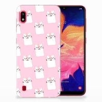 Samsung Galaxy A10 TPU Hoesje Sleeping Cats - thumbnail