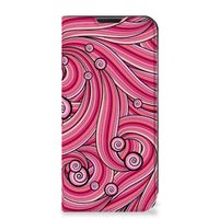 Samsung Galaxy Xcover 6 Pro Bookcase Swirl Pink