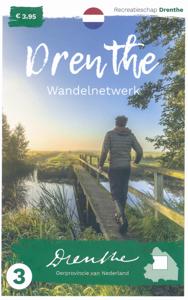 Wandelknooppuntenkaart 3 Wandelnetwerk Drenthe Midden-Drenthe | Recrea