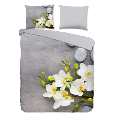 Dekbedovertrek Sri Natuur & Bloemen 140x200 Cm Pure - Dekbed-Discounter.nl