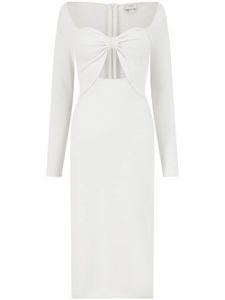 Giambattista Valli cut-out midi dress - Blanc