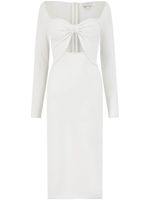 Giambattista Valli cut-out midi dress - Blanc