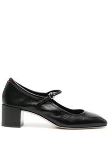 Aeyde Aline 45mm leather pumps - Noir