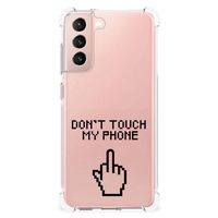 Samsung Galaxy S21 FE Anti Shock Case Finger Don't Touch My Phone