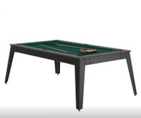 René Pierre Steel antraciet groen laken zwarte biljarttafel - thumbnail