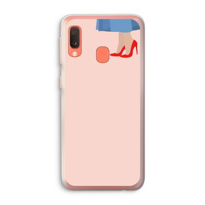 High heels: Samsung Galaxy A20e Transparant Hoesje