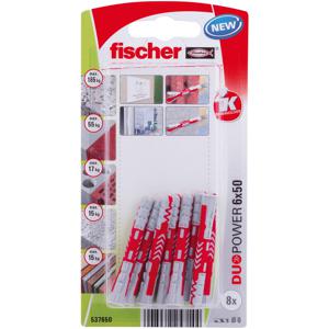 Fischer 537650 schroefanker & muurplug 8 stuk(s) Schroef- & muurplugset 50 mm