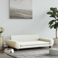 Hondenmand 100x54x33 cm fluweel crèmekleurig - thumbnail