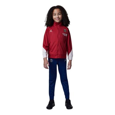 Nike Paris Saint-Germain x Jordan Strike Trainingspak Full-Zip 2024-2025 Kleuters Rood Blauw Wit