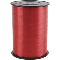 Creativ Company Cadeaulint, b: 10 mm, glossy, rood, 250 m/ 1 rol