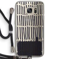 Moroccan stripes: Samsung Galaxy S7 Transparant Hoesje met koord