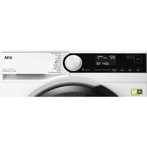 AEG LR85944 wasmachine Voorbelading 9 kg 1400 RPM Zwart, Wit