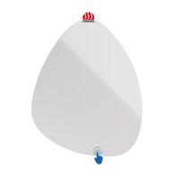 Ovale LED Spiegel Aquasplash Colorato 80x60 cm Met Anticondens Aquasplash