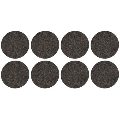 Meubelviltjes - 8x stuks - antikras viltjes - 2,6 cm - Beschermviltjes - Stoelviltjes