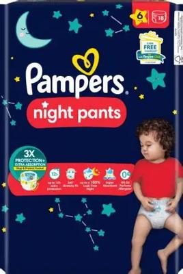Pampers Pampers Night Pants Gr. 6 Single Pack 18 Stk