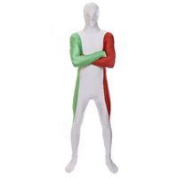 Originele morphsuit Italiaanse vlag L (160-175 cm)  -