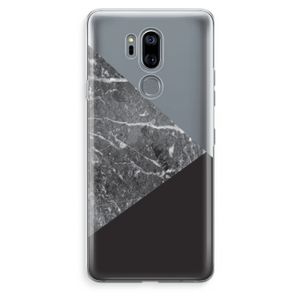 Combinatie marmer: LG G7 Thinq Transparant Hoesje