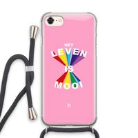 Het Leven Is Mooi: iPhone 7 Transparant Hoesje met koord
