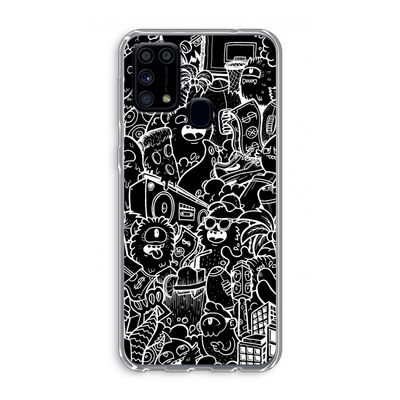 Vexx Black City : Samsung Galaxy M31 Transparant Hoesje