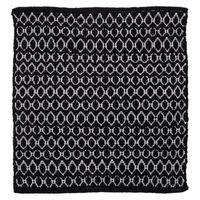 Badmat Sealskin Boho 60x60 cm Polyester / Katoen Zwart