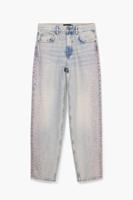 Rechte jeans met glitters - BLUE - 44