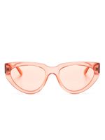 Karl Lagerfeld lunettes de soleil à monture papillon - Rouge