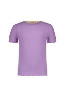 Like Flo zomer t-shirt meisjes - lila - rib - Elise