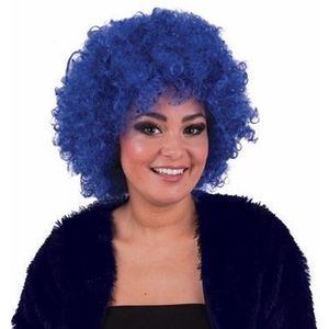 Blauwe afropruik