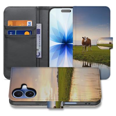 Telefoonhoesje iPhone 17 Koeienprint Zwart Wit Telefoonhoesje iPhone 17 Koeienprint Zwart Wit