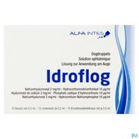 Idroflog Oogdruppels Fl 15x0,5ml