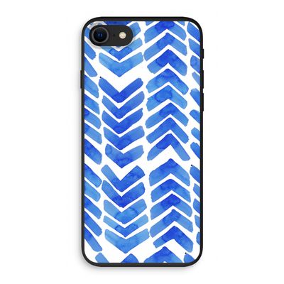 Blauwe pijlen: iPhone SE 2020 Biologisch afbreekbaar hoesje