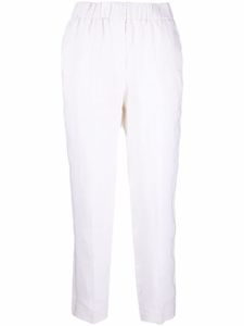 Peserico pantalon court en lin - Blanc