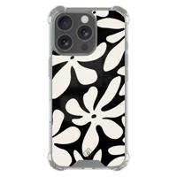 iPhone 16 Pro shockproof hoesje - Noir bloom