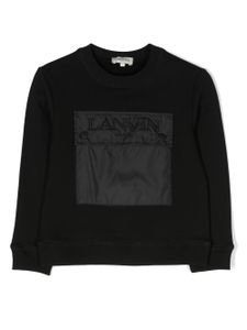 Lanvin Enfant sweat à logo embossé - Noir