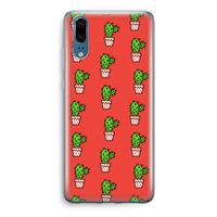 Mini cactus: Huawei P20 Transparant Hoesje