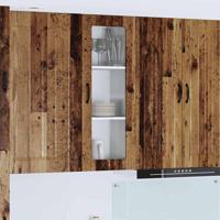 Keukenkast aan de muur Oud Hout 40 x 31 x 100 cm Bewerkt hout Keukenkast aan de muur Oud Hout 40 x 31 x 100 cm Bewerkt hout