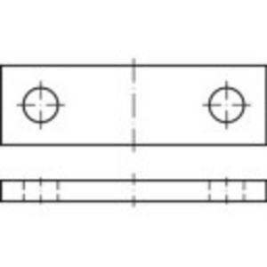 TOOLCRAFT Assteun 10 mm Staal 147096 25 stuk(s) (Ø x l) 40 mm x 10 mm