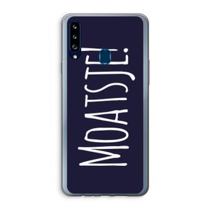 Moatsje!: Samsung Galaxy A20s Transparant Hoesje
