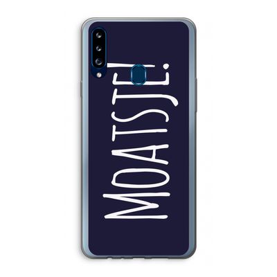 Moatsje!: Samsung Galaxy A20s Transparant Hoesje