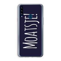 Moatsje!: Samsung Galaxy A20s Transparant Hoesje