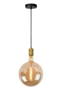 Lucide JOVA - Hanglamp - Ø 12 cm - 1xE27 - Mat Goud / Messing