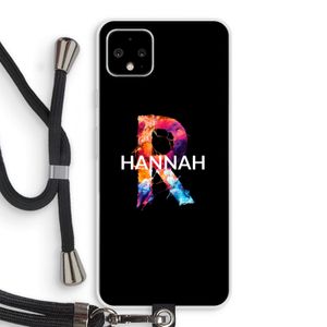 Abstract Spectrum: Pixel 4 XL Transparant Hoesje met koord