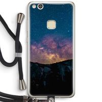 Travel to space: Huawei Ascend P10 Lite Transparant Hoesje met koord
