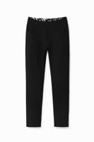 Basic skinny broek - BLACK - XS - thumbnail