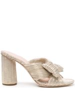 Loeffler Randall sandales Penny 95 mm à détail de nœud - Argent - thumbnail