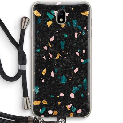 Terrazzo N°10: Samsung Galaxy J7 (2017) Transparant Hoesje met koord