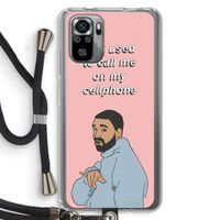 Hotline bling: Xiaomi Redmi Note 10S Transparant Hoesje met koord
