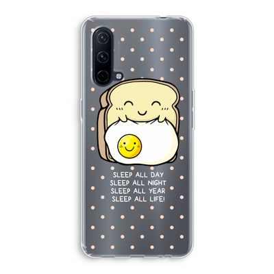Sleep All Day: OnePlus Nord CE 5G Transparant Hoesje