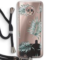 Simple leaves: Motorola Moto G6 Transparant Hoesje met koord